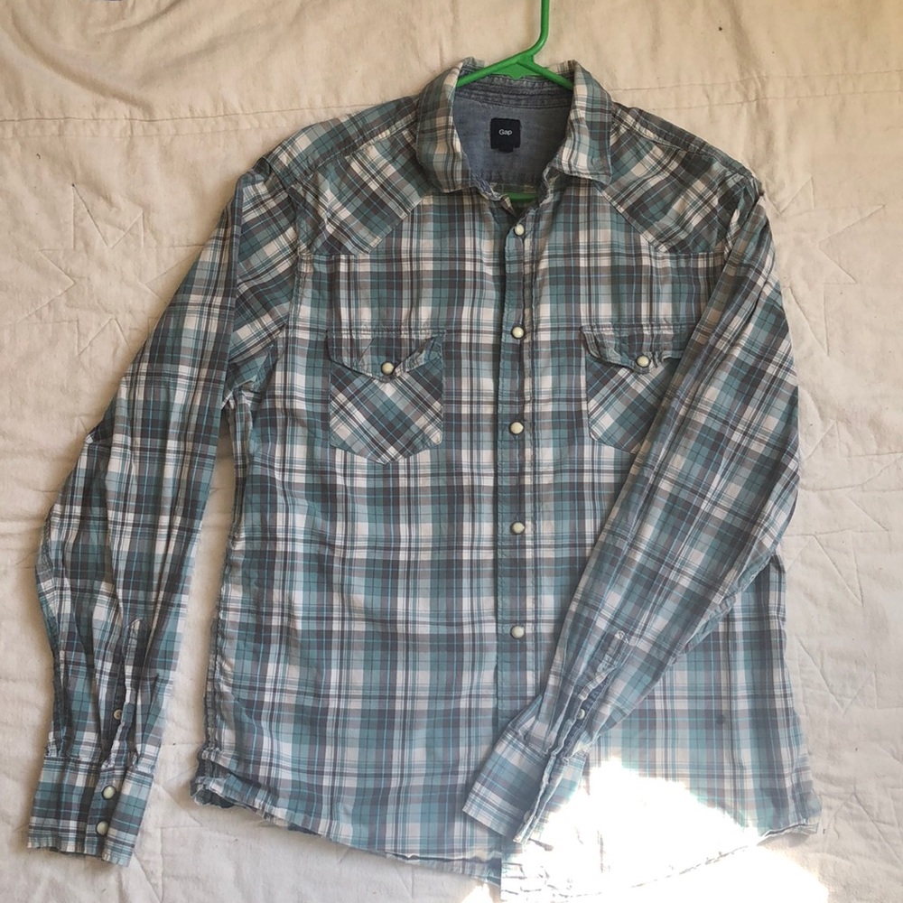 Plaid Men’s button up shirt